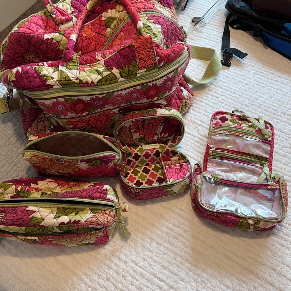 Vera Bradley Travel Bag Set